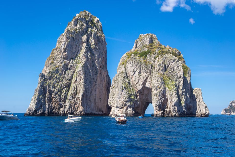 From Pompeii/Castellammare/Vico Equense: Capri Day Cruise