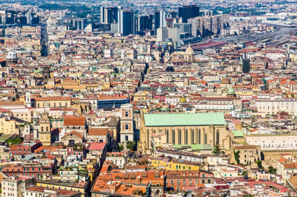 From Rome: Taste of Naples Tour With Underground Caverns