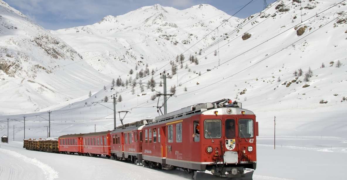 From Saint Moritz: Bernina Train Ticket With Winery Tasting