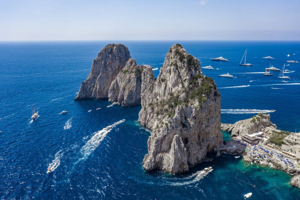 From Sorrento: Capri Day to Night Hydrofoil Boat Tour