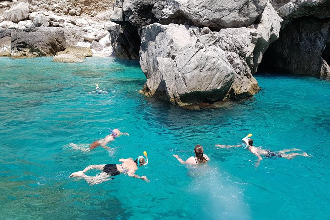 From Sorrento: Capri Shared Tour by Boat + Swim & Snorkel