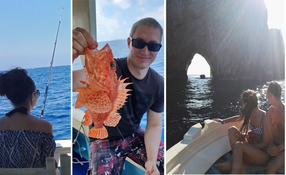 From Sorrento: Fishing in Capri With Lunch