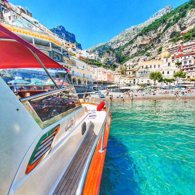 From Sorrento: Positano and Amalfi Boat Trip With Transfer