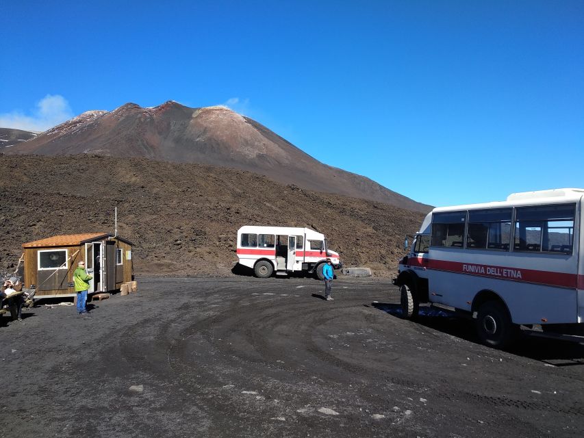 From Taormina: Etna Summit Area, Lunch & Alcantara Tour