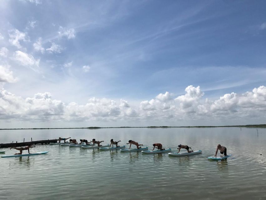 From Tulum: SUP Yoga Class in Sian Kaan