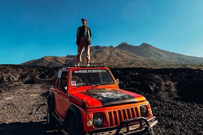 Full Day Natural Hot Spring and Mount Batur Jeep Bali Adventure