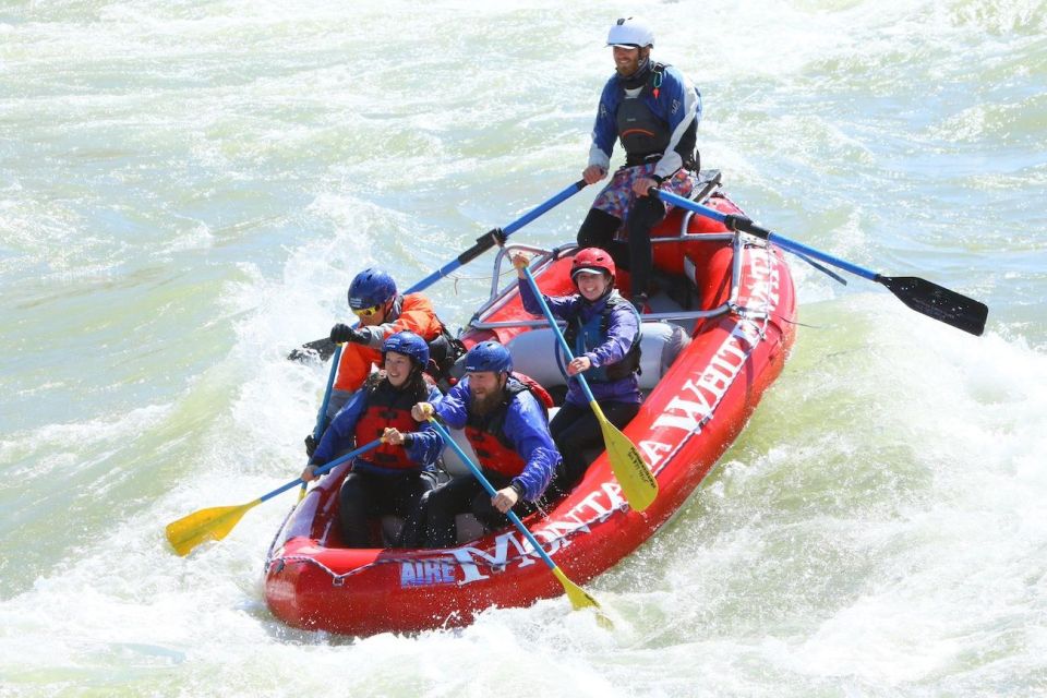 Gardiner: Full Day Raft Trip on the Yellowstone River+Lunch