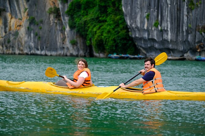 Ha Long Bay Cruise Day Tour-Cave, Kayaking,Ti Top Island & Lunch