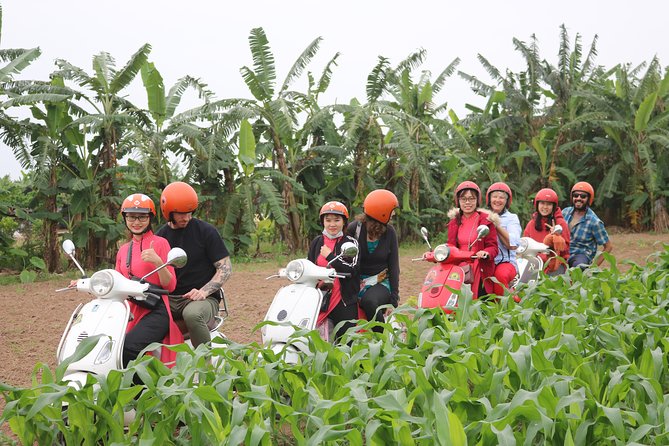 Hanoi Vespa Countryside Tour With Female Ao Dai Riders Half Day