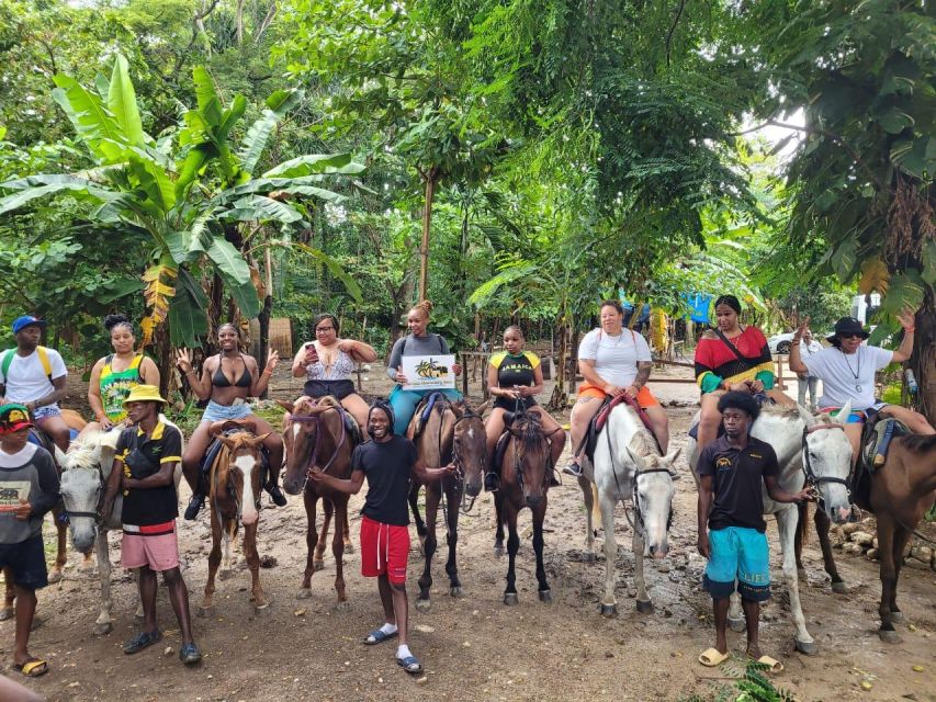 Horseback Ride, Blue Hole, Secret Falls & River Tubing Tour