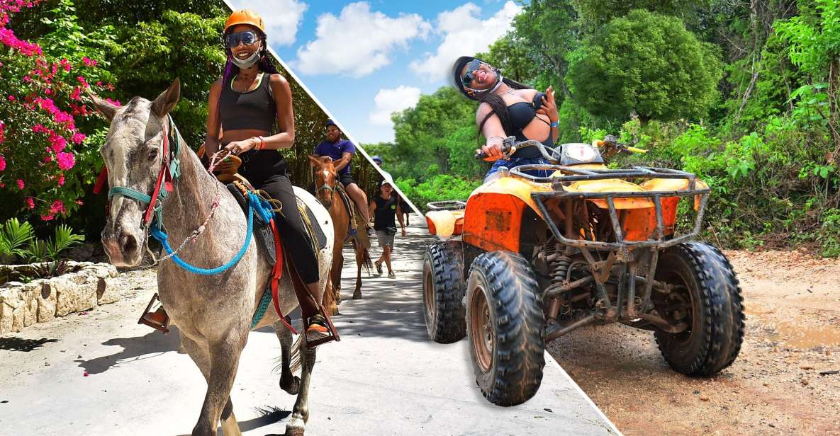 Horseback Riding & ATV Adventure With Ziplines & Cenote