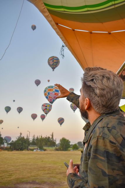 Hot Air Balloon Flight From Mexico City + Cave Breakfast