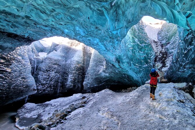 Ice Cave and Glacier Walk Into Blue Glacier Canyon - Exploring Icelands Remote South Coast