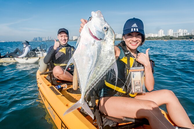 Kayak Fishing in Singapore, Sentosa, East Coast: Day, Sunset & Night Adventures