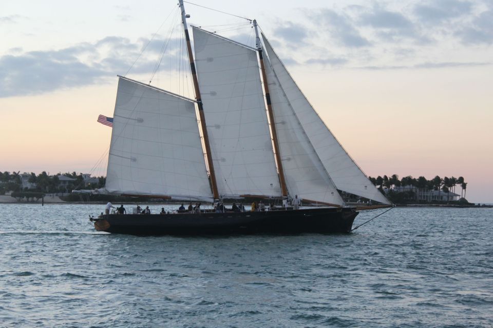 Key West: Schooner Full Moon Night Sail With Snacks & Drinks
