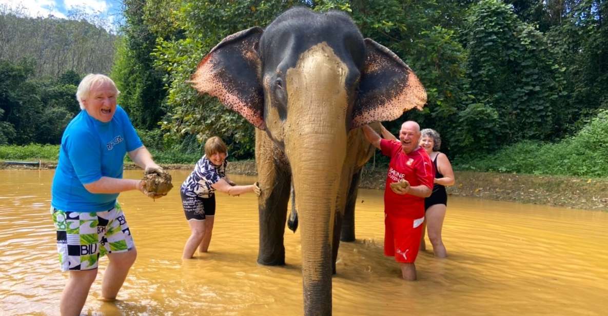 Khao Lak: Khao Sok Private Elephant Daycare & Bamboo Rafting