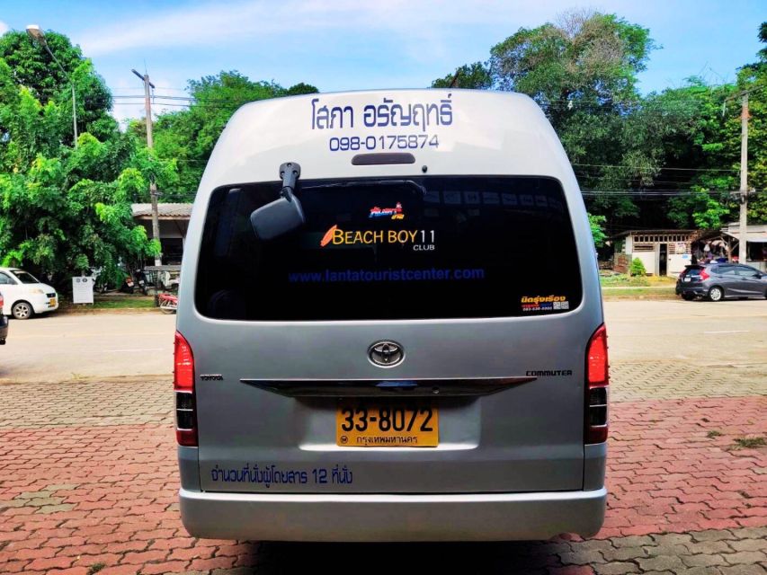 Ko Lanta: Private Van Direct To Krabi /Aonang