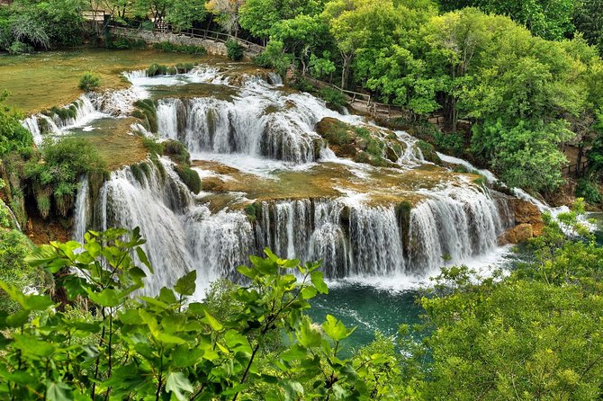 Krka Waterfalls Tour With Boat Ride and Swimming in Skradin Town