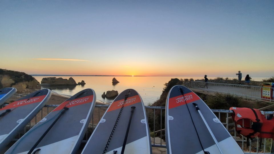 Lagos: Sunrise SUP Tour to the Ponta Da Piedade Caves