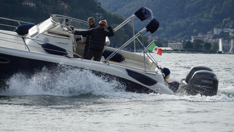 Lake Como: Dreamer Private Tour 1 Hour Eolo Boat - Overview of the Tour