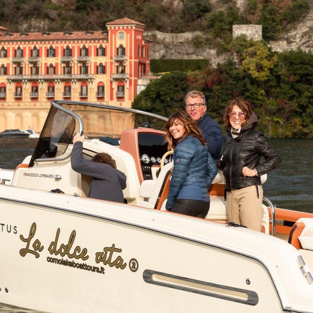 Lake Como: La Dolce Vita Private Tour 2 Hours on the Invictus Boat