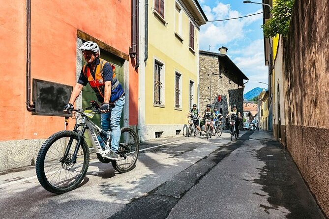 Lake Como: Tour Leader Guided Ebike Tour – Ipad and Audio Helmet