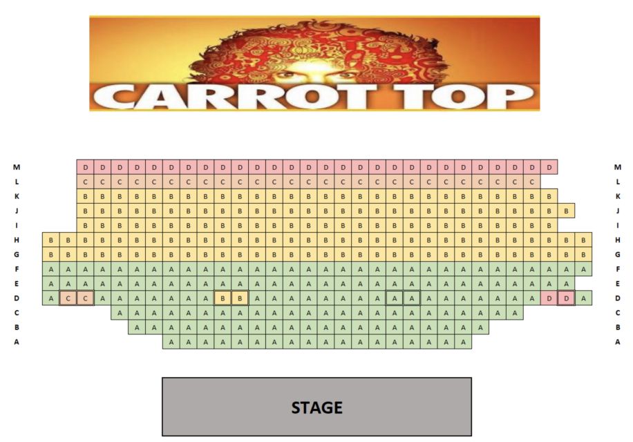 Las Vegas: Carrot Top at Luxor Hotel & Casino - Event Details