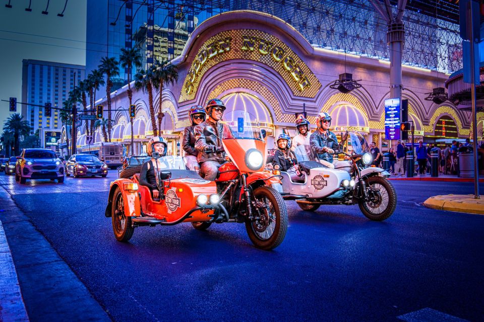 Las Vegas: Private Sidecar Motorcycle Tour of Vegas Strip