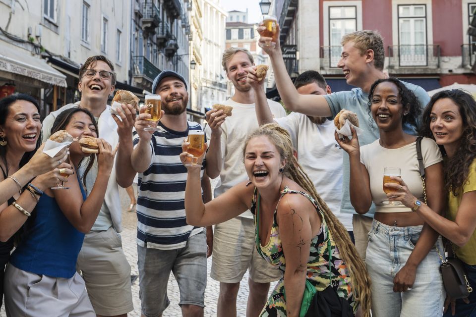 Lisbon: Baixa Food Walking Tour With Drinks