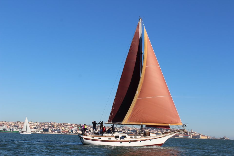 Lisbon: Daylight or Sunset on a Vintage Sailboat