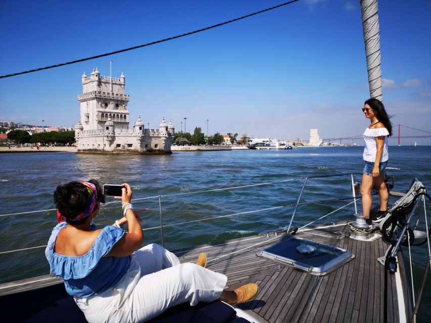 Lisbon: Private Yacht Tour Along Coast With Guided Tour