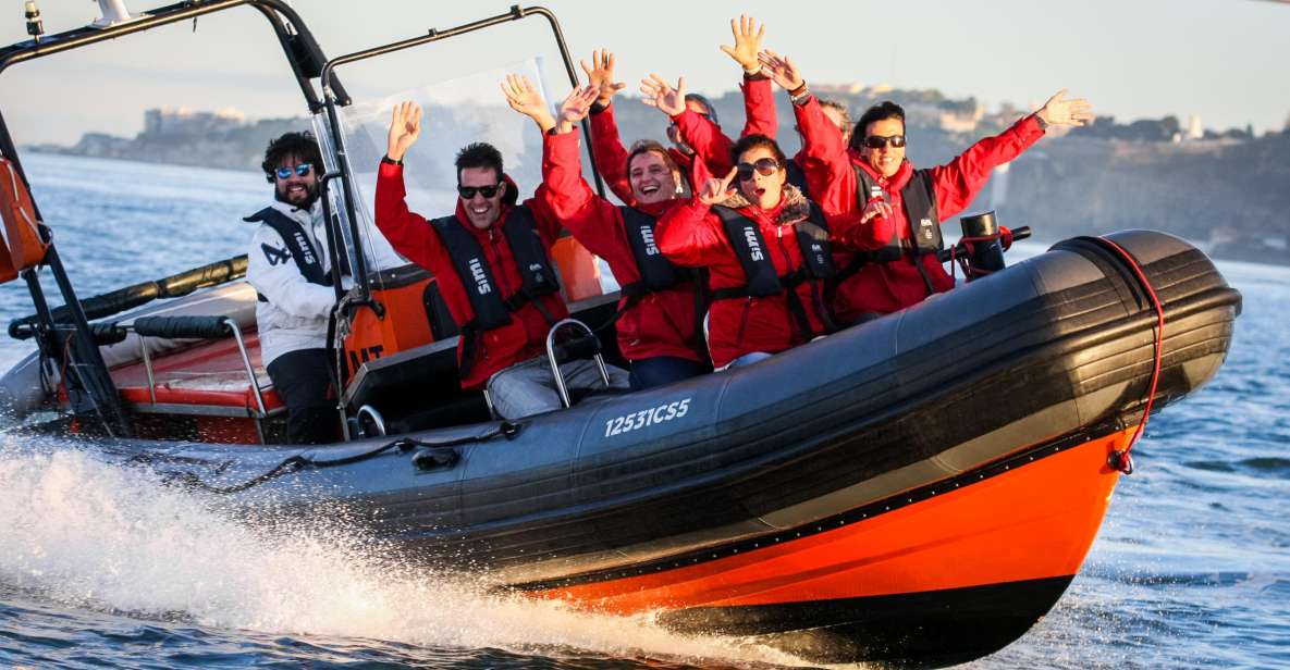 Lisbon: Sunset Speedboat Tour With Complimentary Drink