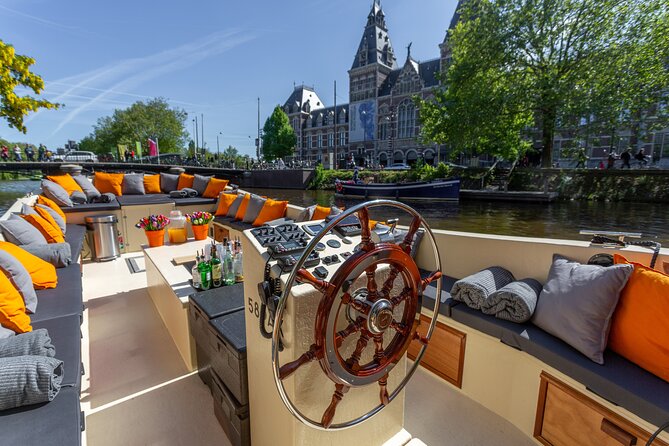 Luxury Boat Tour in Amsterdam With Bar on Board - Inclusions and Amenities