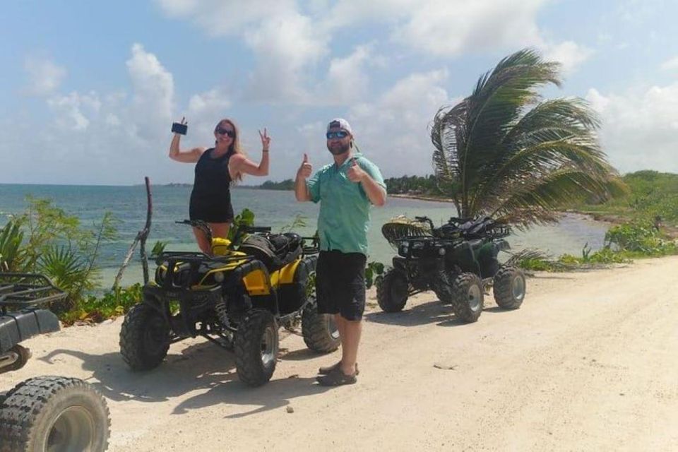 Mahahual: ATV Adventure & Open Bar Beach Day With Lunch