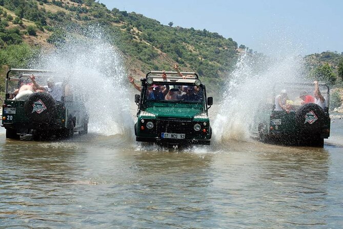 Marmaris Jeep Safari Tour With Waterfall and Water Fights