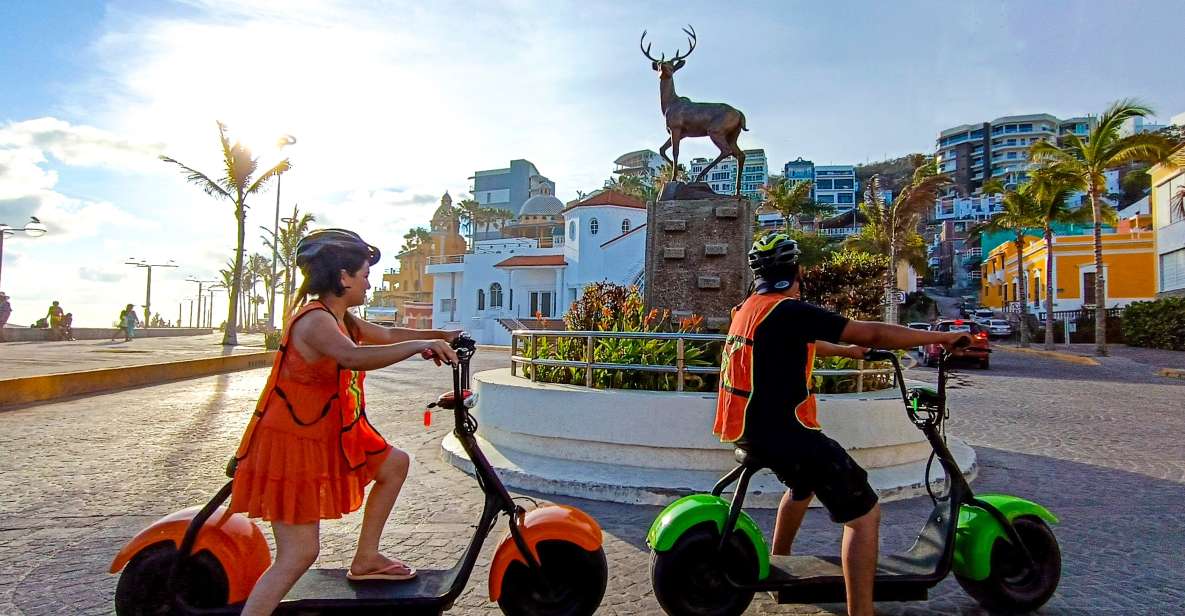 Mazatlan: Historic District by Electric Shopper Scooter