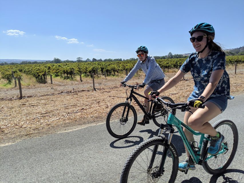 Mclaren Vale Hills Vines and Wines Bike Tour From Adelaide