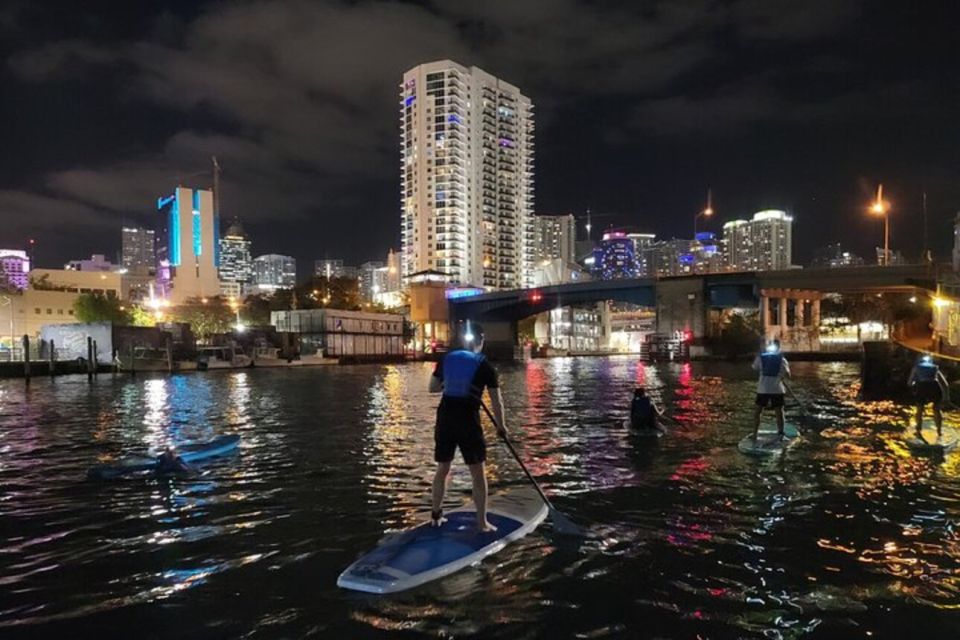 Miami: City Lights SUP or Kayak Night Tour