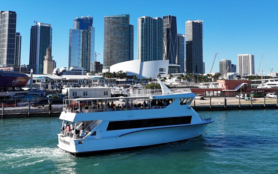 Miami: Iconic Celebrity Mansions and Biscayne Bay Boat Tour