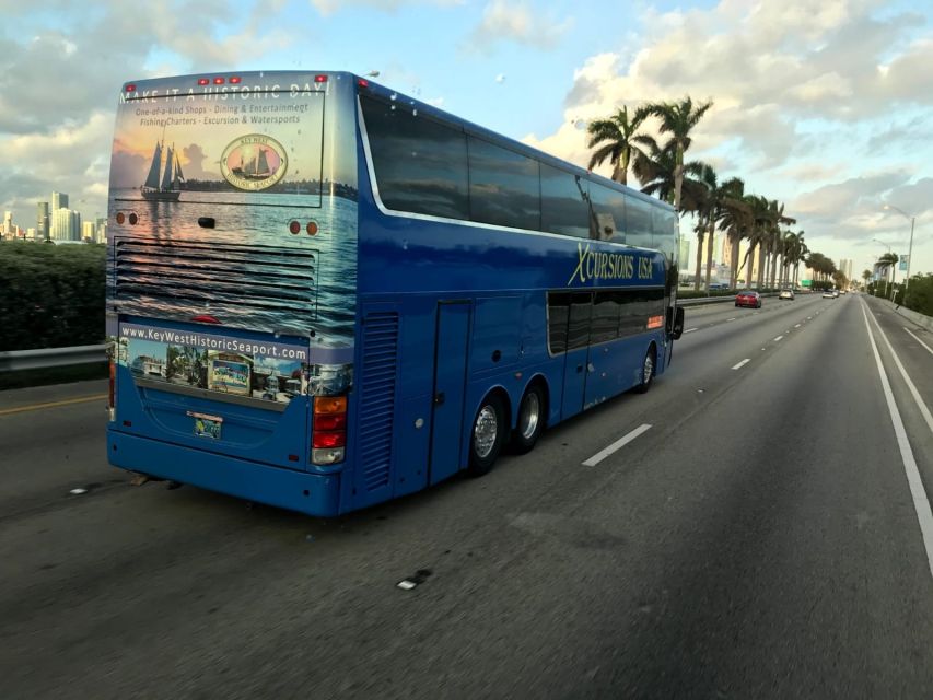 Miami & Key West: One-Way Transfer by Motor Coach Bus