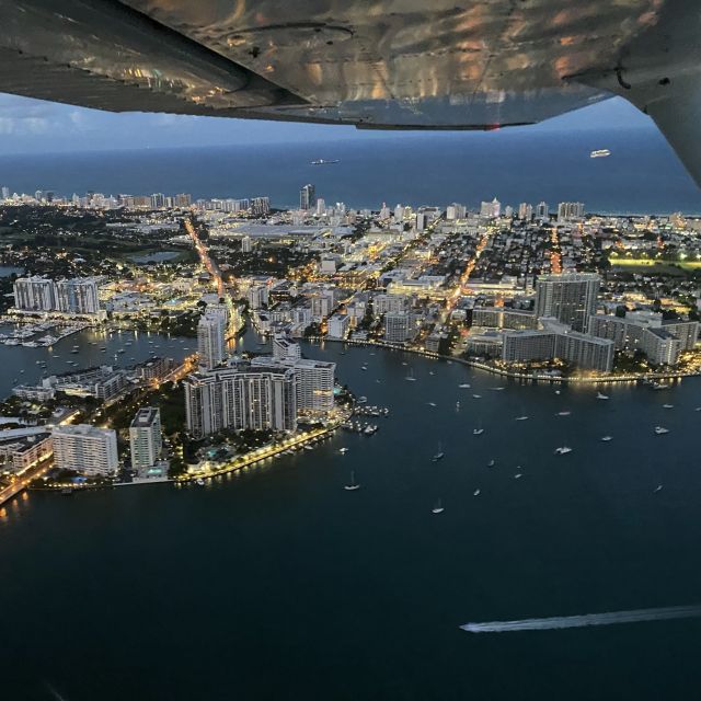 Miami: Romantic 1-Hour Private Flight Tour With Champagne - Soaring Over Miami Landmarks