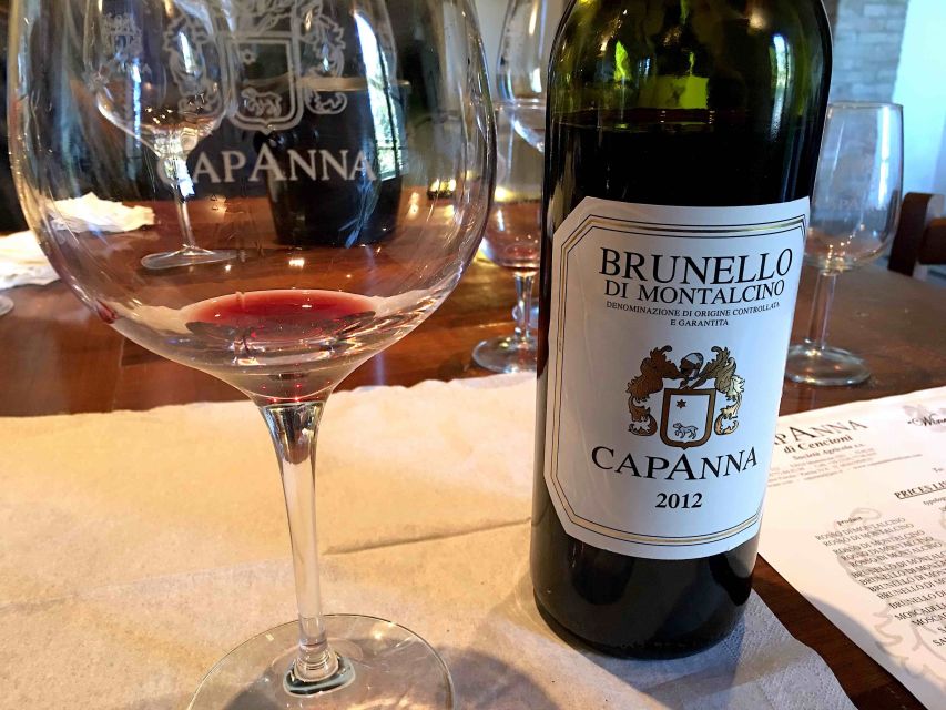 Montalcino: Small-Group Brunello Wine Tour From Florence