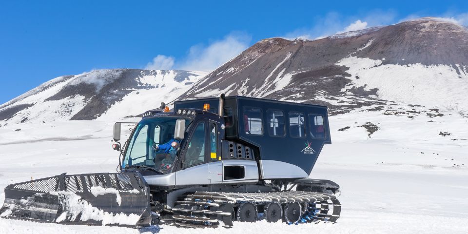 Mount Etna: Roundtrip Cable Car and 4×4 Bus Ticket