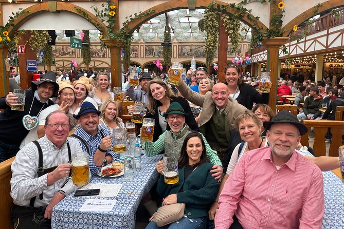 Munich Oktoberfest Tour With Hofbräu Beer Tent Tickets, Beer, Food