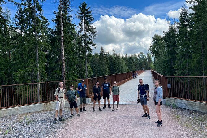 National Park Hike & Finnish Smoke Sauna Experience With Campfire Lunch