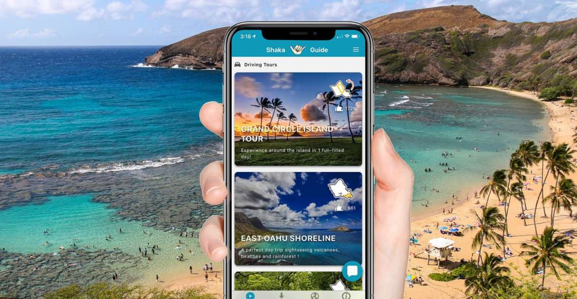 Oahu Bundle: 6 In-App Driving and Walking Audio Tours