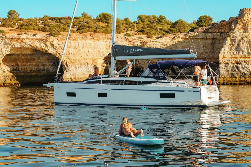 Portimao: Full Day Luxury Sail-Yacht Cruise