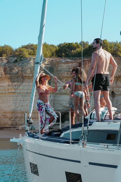 Portimao: Luxury Sail-Yacht Cruise With Sunset Option