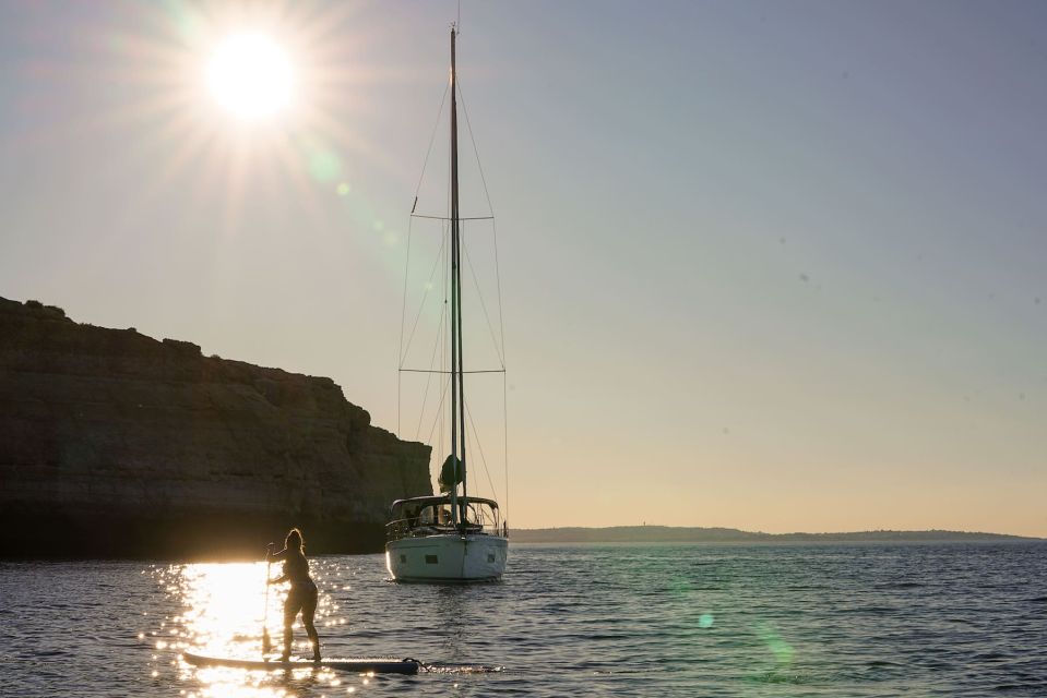 Portimao: Sunset Luxury Sail-Yacht Cruise