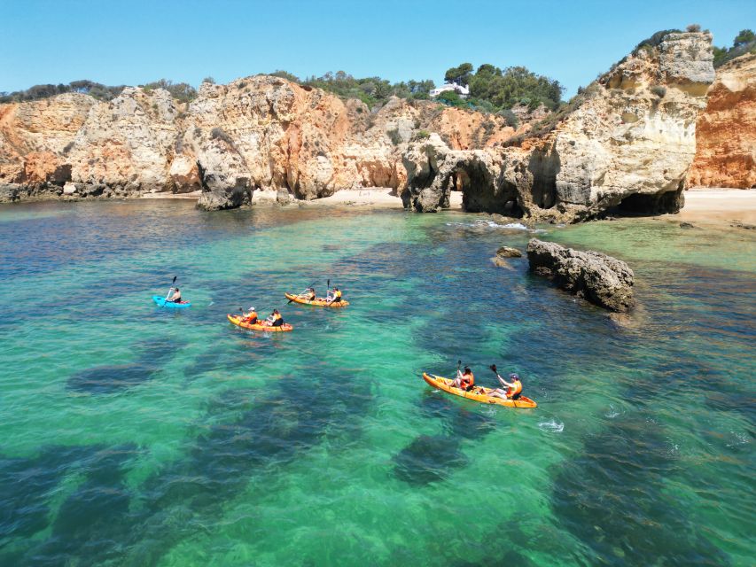 Praia Do Vau -Kayak Cave and Cliff Tour – Alvor and Portimão